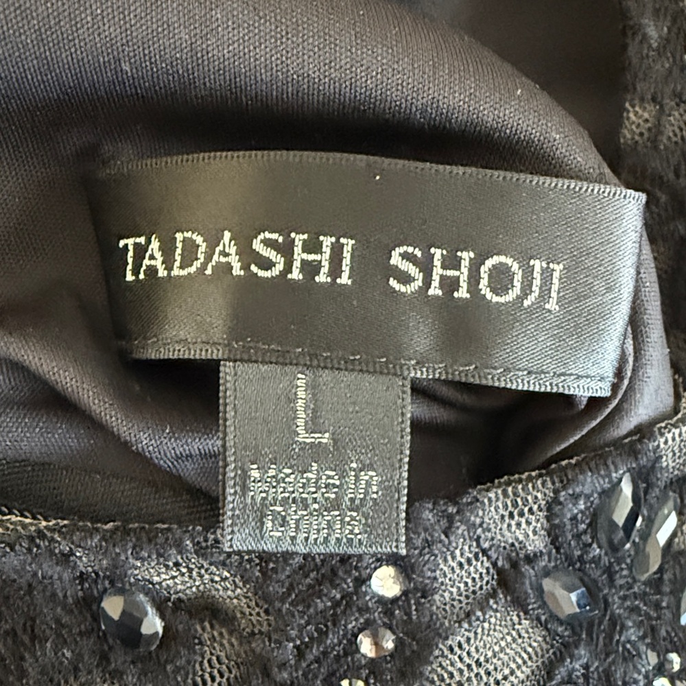 Elegant Black Embellished Dress - Picture 7 of 7